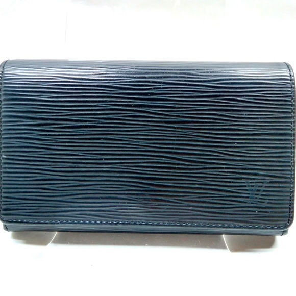 Louis Vuitton Black Leather Wallet - Picture 1 of 9
